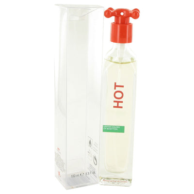 An image displaying HOT by Benetton Eau De Toilette Spray 3.4 oz for Women by Benetton