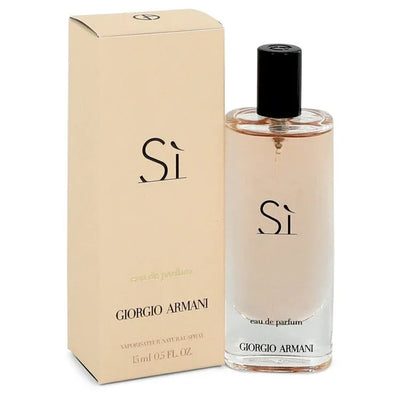 An image displaying Armani Si by Giorgio Armani Mini EDP Spray 0.5 oz for Women by Giorgio Armani