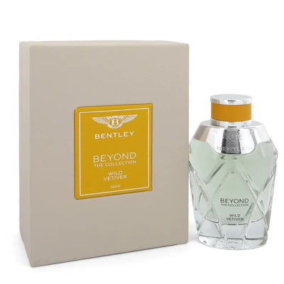 An image displaying Bentley Wild Vetiver by Bentley Eau De Parfum Spray 3.4 oz for Men by Bentley