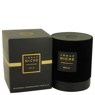 An image displaying Armaf Niche Gold by Armaf Eau De Parfum Spray 3 oz for Women by Armaf