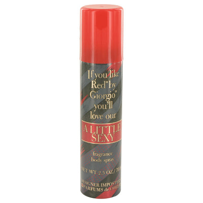 An image displaying Designer Imposters A Little Sexy by Parfums De Coeur Body Spray 2.5 oz for Women by Parfums De Coeur