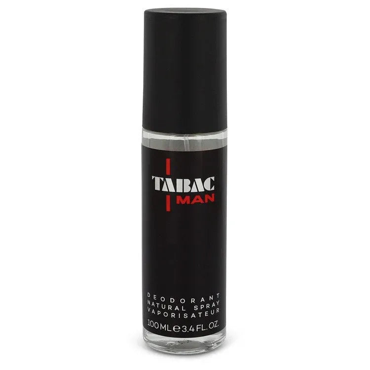 An image displaying Tabac Man by Maurer & Wirtz Deodorant Spray 3.4 oz for Men by Maurer & Wirtz