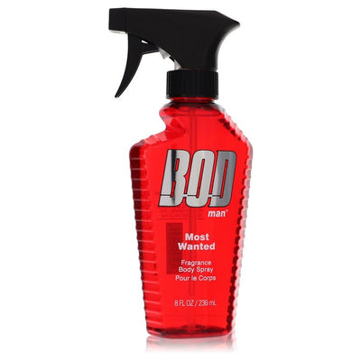 An image displaying Bod Man Most Wanted by Parfums De Coeur Fragrance Body Spray 8 oz for Men by Parfums De Coeur