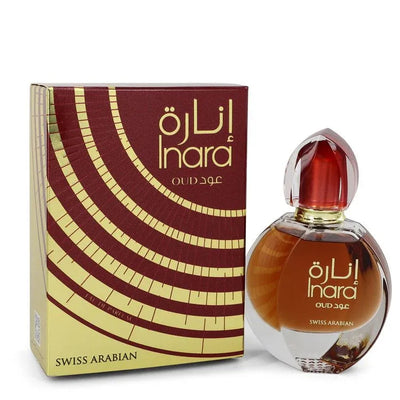 An image displaying Swiss Arabian Inara Oud by Swiss Arabian Eau De Parfum Spray 1.86 oz for Women by Swiss Arabian
