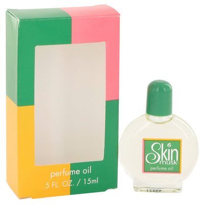 An image displaying Skin Musk by Parfums De Coeur Perfume Oil .5 oz for Women by Parfums De Coeur
