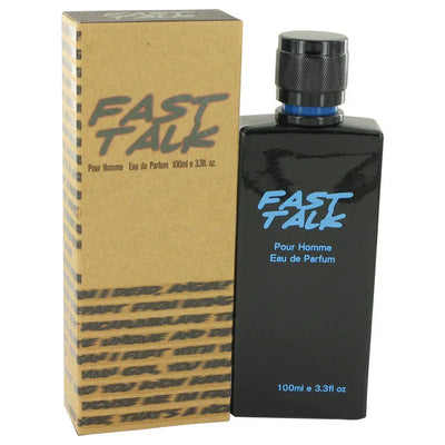 An image displaying Fast Talk by Erica Taylor Eau De Parfum Spray 3.4 oz for Men by Erica Taylor