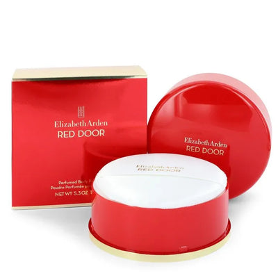 An image displaying RED DOOR by Elizabeth Arden Dusting Powder 5.3 oz for Women by Elizabeth Arden