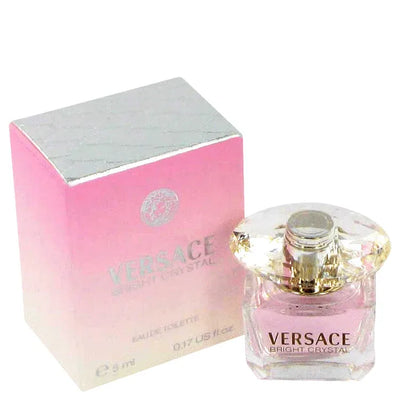 An image displaying Bright Crystal by Versace Mini EDT .17 oz for Women by Versace