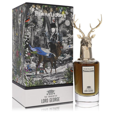 An image displaying The Tragedy of Lord George by Penhaligon's Eau De Parfum Spray 2.5 oz for Men by Penhaligon's