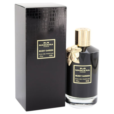 An image displaying Mancera Musky Garden by Mancera Eau De Parfum Spray 4 oz for Women by Mancera