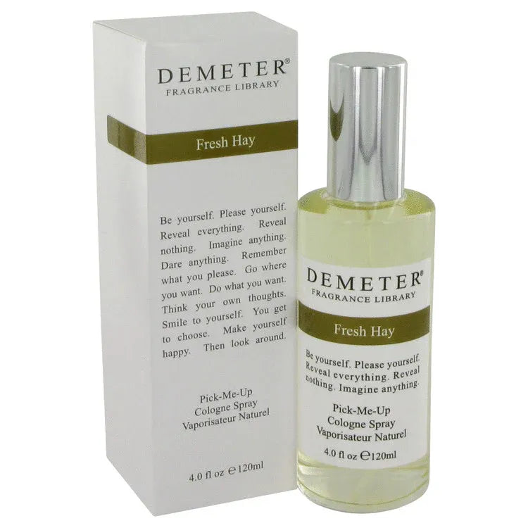 An image displaying Demeter Fresh Hay by Demeter Cologne Spray 4 oz for Women by Demeter