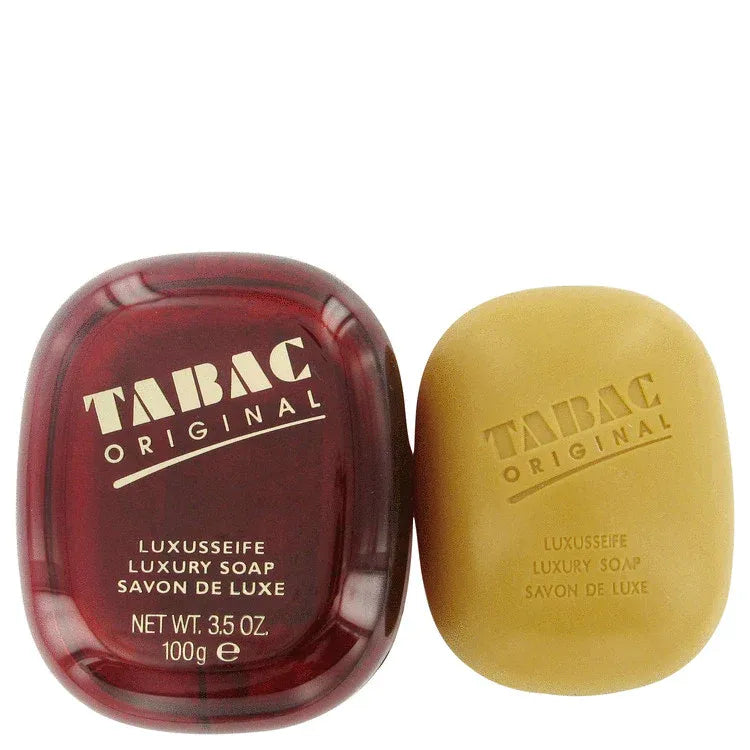 An image displaying Tabac by Maurer & Wirtz Soap 3.5 oz for Men by Maurer & Wirtz