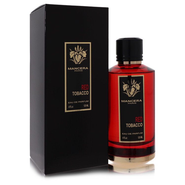 An image displaying Mancera Red Tobacco by Mancera Eau De Parfum Spray (Unisex) 4 oz for Women by Mancera