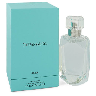 An image displaying Tiffany Sheer by Tiffany Eau De Toilette Spray 2.5 oz for Women by Tiffany