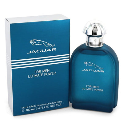 An image displaying Jaguar Ultimate Power by Jaguar Eau De Toilette Spray 3.4 oz for Men by Jaguar