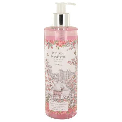 An image displaying True Rose by Woods of Windsor Hand Wash 11.8 oz for Women by Woods of Windsor