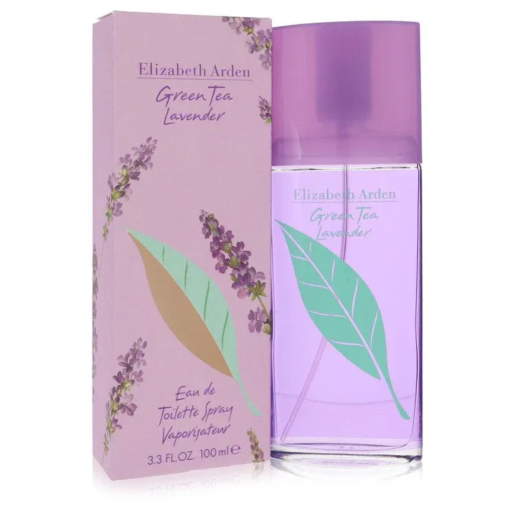An image displaying Green Tea Lavender by Elizabeth Arden Eau De Toilette Spray 3.3 oz for Women by Elizabeth Arden