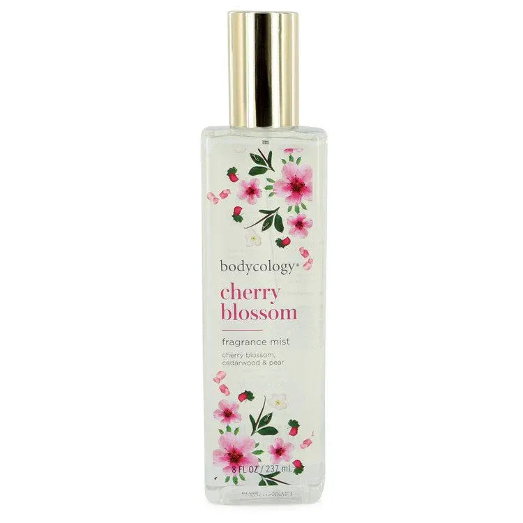 An image displaying Bodycology Cherry Blossom Cedarwood and Pear by Bodycology Fragrance Mist Spray 8 oz for Women by Bodycology