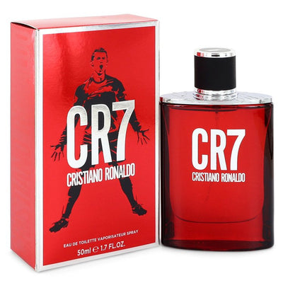 An image displaying Cristiano Ronaldo CR7 by Cristiano Ronaldo Eau De Toilette Spray 1.7 oz for Men by Cristiano Ronaldo