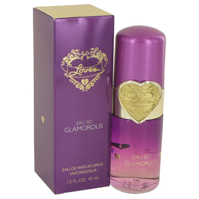 An image displaying Love's Eau So Glamorous by Dana Eau De Parfum Spray 1.5 oz for Women by Dana
