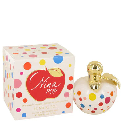 An image displaying Nina Pop by Nina Ricci Eau De Toilette Spray (10th Birthday Edition) 2.7 oz for Women by Nina Ricci