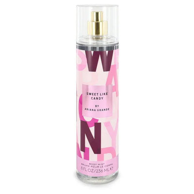 An image displaying Sweet Like Candy by Ariana Grande Body Mist Spray 8 oz for Women by Ariana Grande