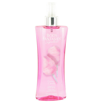 An image displaying Body Fantasies Signature Cotton Candy by Parfums De Coeur Body Spray 8 oz for Women by Parfums De Coeur