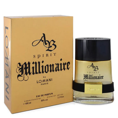 An image displaying Spirit Millionaire by Lomani Eau De Parfum Spray 3.3 oz for Men by Lomani