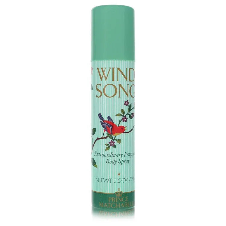 An image displaying Wind Song by Prince Matchabelli Deodorant Spray 2.5 oz for Women by Prince Matchabelli