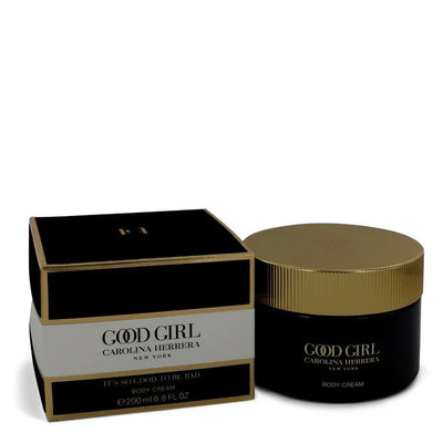 An image displaying Good Girl by Carolina Herrera Body Cream 6.8 oz for Women by Carolina Herrera