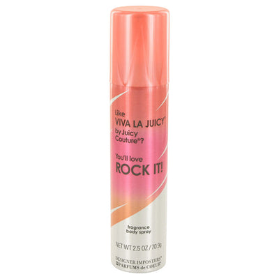 An image displaying Designer Imposters Rock It! by Parfums De Coeur Body Spray 2.5 oz for Women by Parfums De Coeur