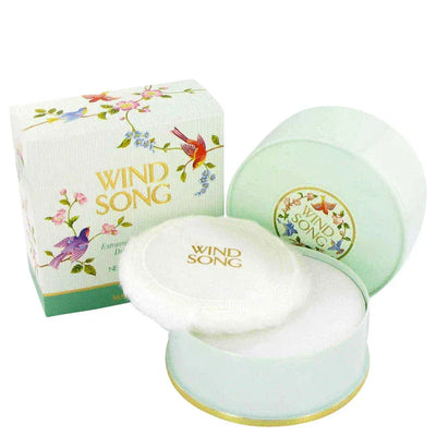 An image displaying Wind Song by Prince Matchabelli Dusting Powder 4 oz for Women by Prince Matchabelli