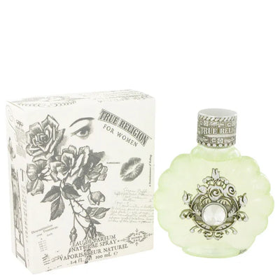 An image displaying True Religion by True Religion Eau De Parfum Spray 3.4 oz for Women by True Religion