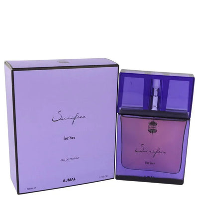 An image displaying Ajmal Sacrifice by Ajmal Eau De Parfum Spray 1.7 oz for Women by Ajmal