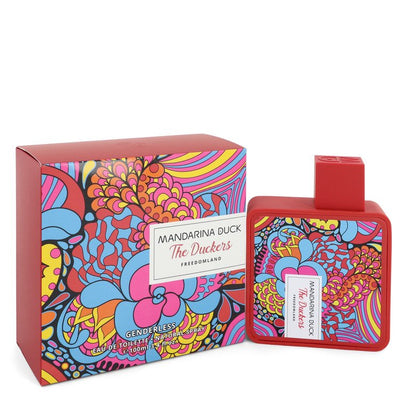 An image displaying Freedomland by Mandarina Duck Eau De Toilette Spray 3.3 oz for Women by Mandarina Duck