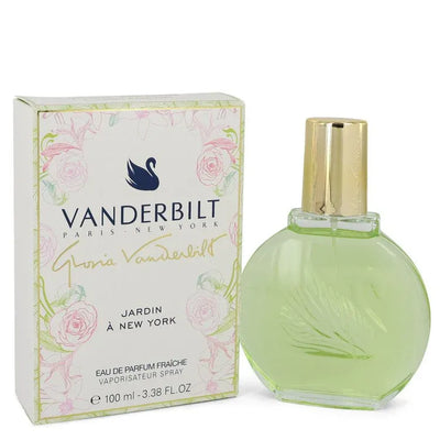 An image displaying Vanderbilt Jardin A New York by Gloria Vanderbilt Eau De Parfum Fraiche Spray 3.4 oz for Women by Gloria Vanderbilt
