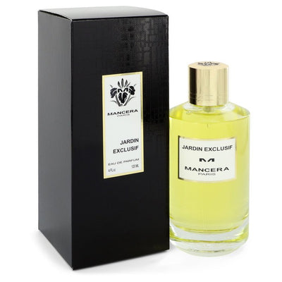 An image displaying Mancera Jardin Exclusif by Mancera Eau De Parfum Spray 4 oz for Women by Mancera