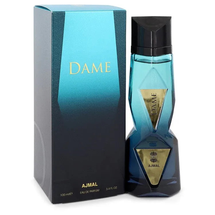 An image displaying Ajmal Dame by Ajmal Eau De Parfum Spray 3.4 oz for Women by Ajmal