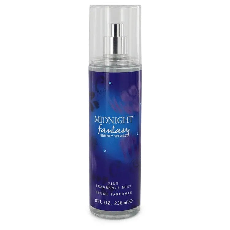 An image displaying Fantasy Midnight by Britney Spears Body Mist 8 oz for Women by Britney Spears