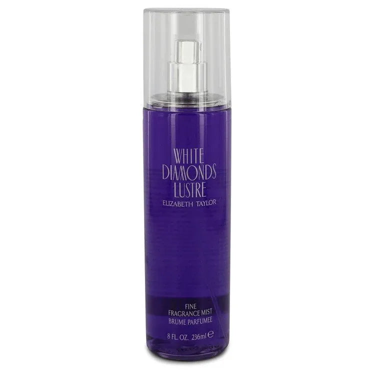 An image displaying White Diamonds Lustre by Elizabeth Taylor Fragrance Mist 8 oz for Women by Elizabeth Taylor