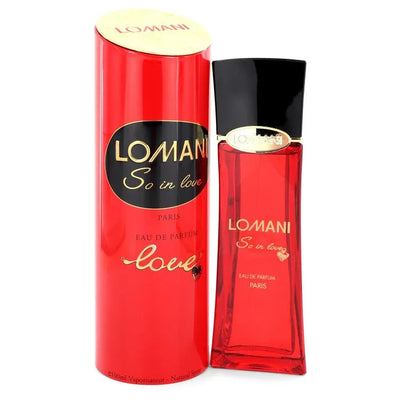 An image displaying Lomani So In Love by Lomani Eau De Parfum Spray 3.3 oz for Women by Lomani