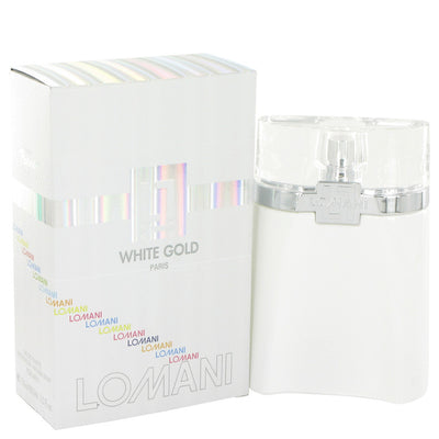 An image displaying Lomani White Gold by Lomani Eau De Toilette Spray 3.4 oz for Men by Lomani