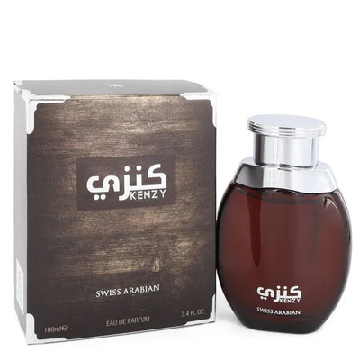 An image displaying Kenzy by Swiss Arabian Eau De Parfum Spray 3.4 oz for Men by Swiss Arabian