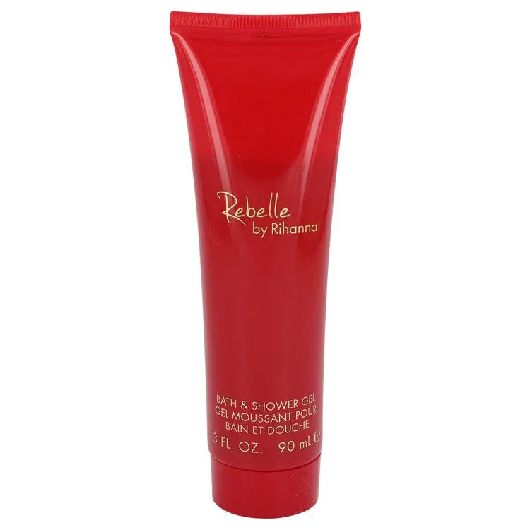 An image displaying Rebelle by Rihanna Shower Gel 3 oz for Women by Rihanna