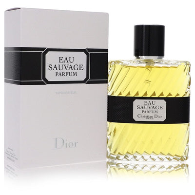 An image displaying EAU SAUVAGE by Christian Dior Eau De Parfum Spray 3.4 oz for Men by Christian Dior
