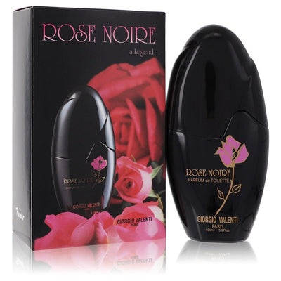 An image displaying Rose Noire by Giorgio Valenti Parfum De Toilette Spray 3.3 oz for Women by Giorgio Valenti