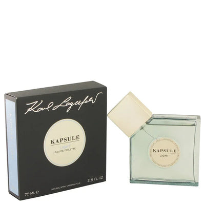An image displaying Kapsule Light by Karl Lagerfeld Eau De Toilette Spray 2.5 oz for Women by Karl Lagerfeld