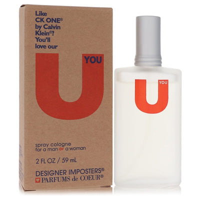An image displaying Designer Imposters U You by Parfums De Coeur Cologne Spray (Unisex) 2 oz for Women by Parfums De Coeur