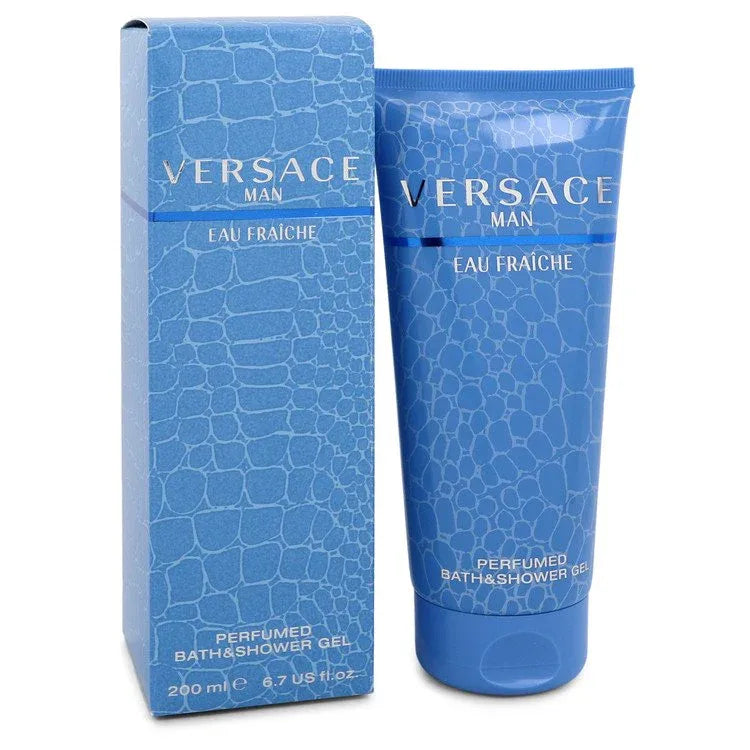 An image displaying Versace Man by Versace Eau Fraiche Shower Gel 6.7 oz for Men by Versace