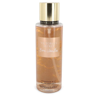 An image displaying Victoria's Secret Bare Vanilla by Victoria's Secret Fragrance Mist Spray 8.4 oz for Women by Victoria's Secret